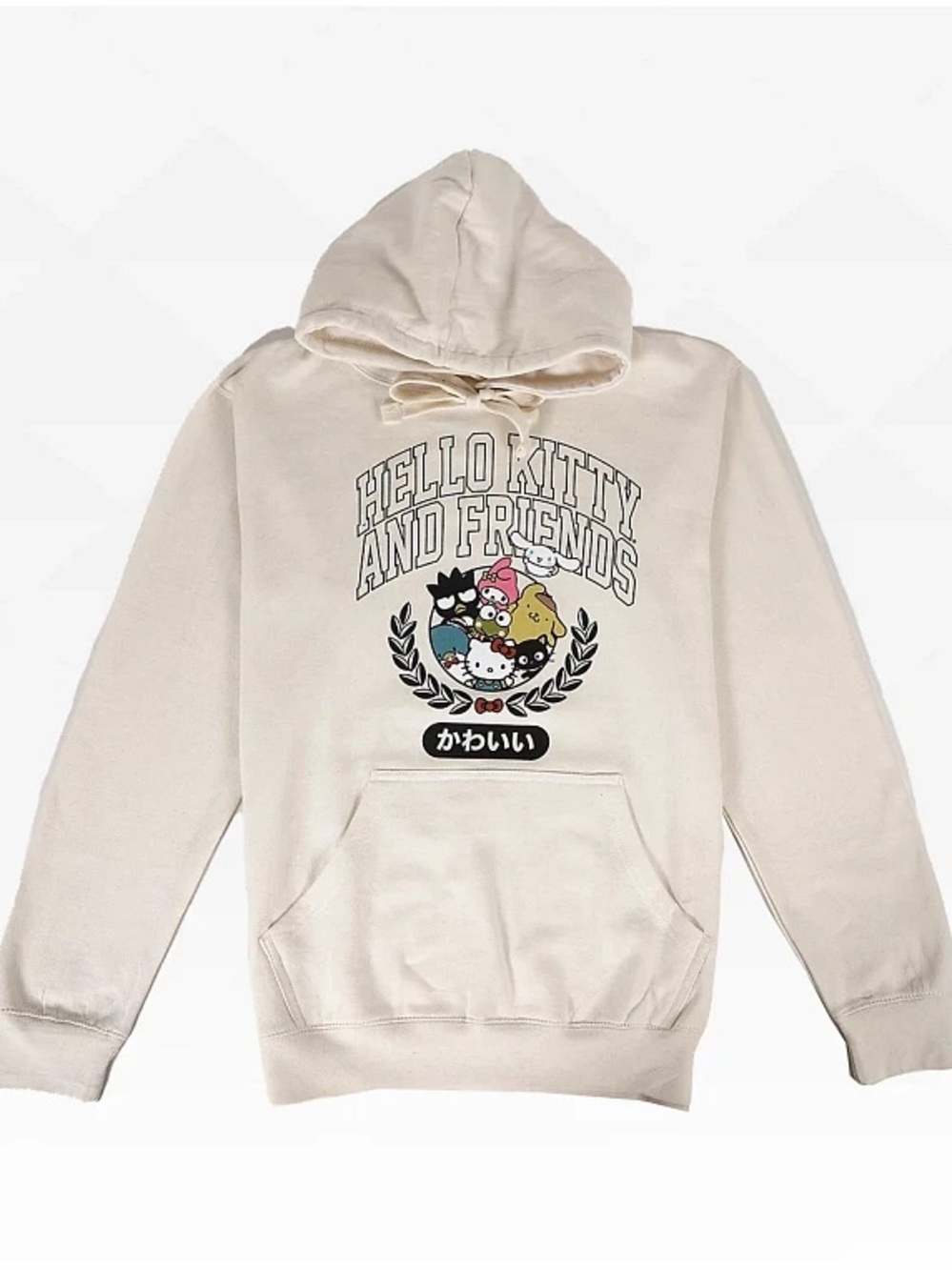 Sanrio Hello Kitty Cream Hooded Sweatshirt